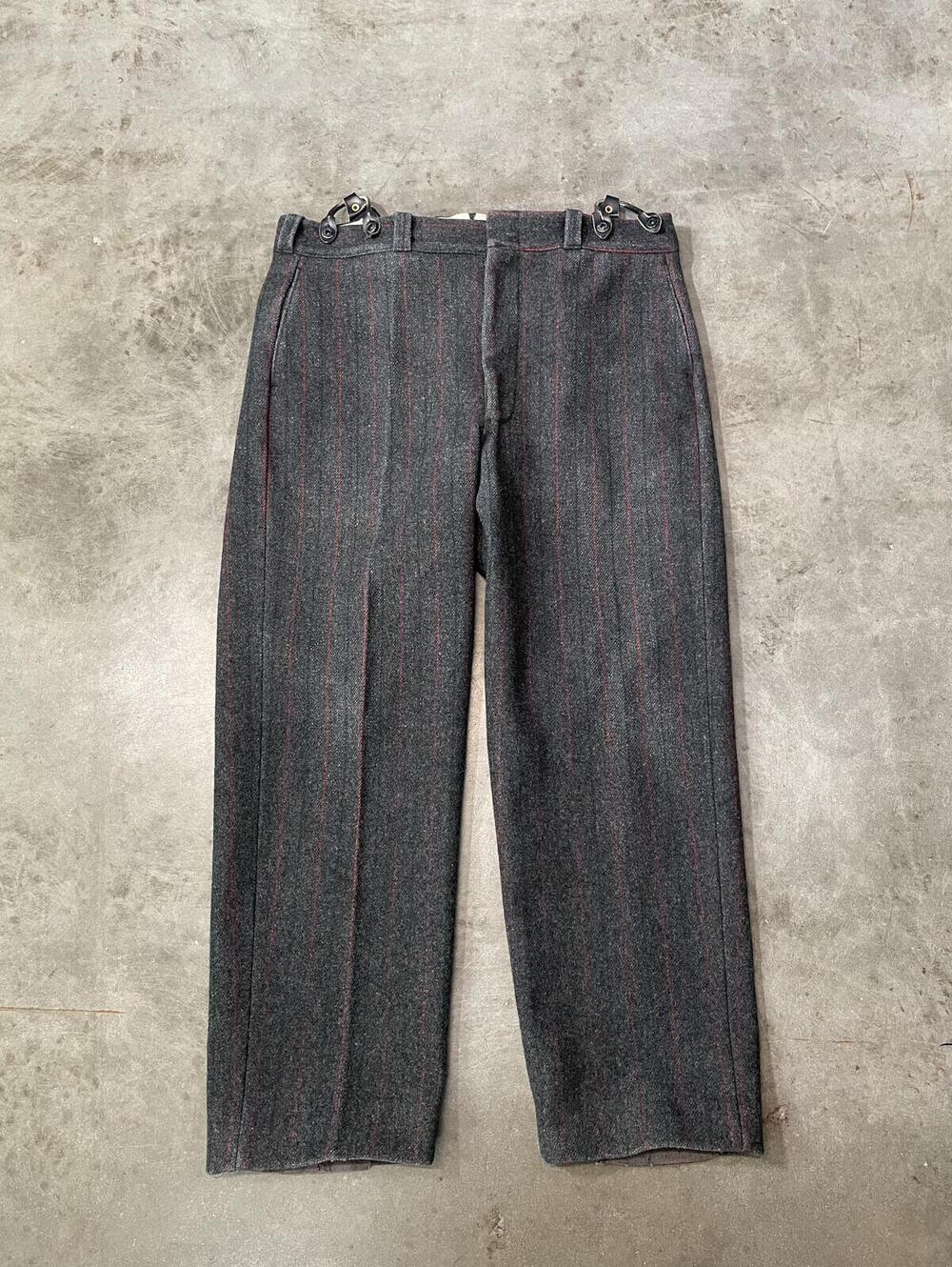 W40 Vintage Eddie Bauer Wool Stripe Pants